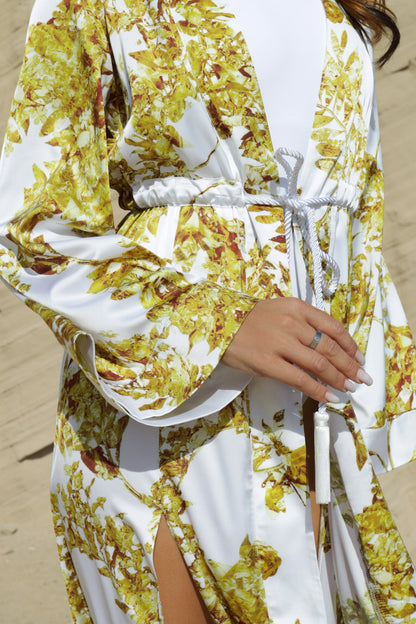 Gold Kimono Dress